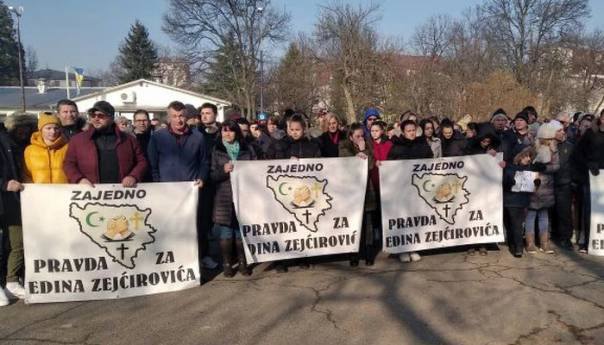 Brčko: Protesti zbog ubistva Edina Zejćirovića