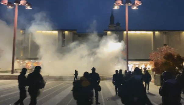 Protesti u Ljubljani: Sukob demostranata i policije