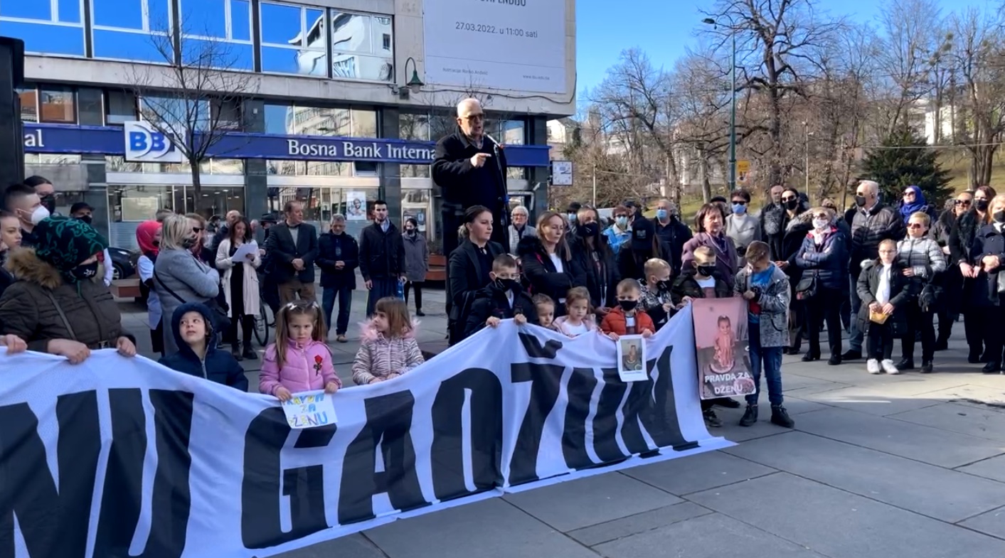 Protesti u Sarajevu: Hoćemo da znamo uzrok smrti naše Džene