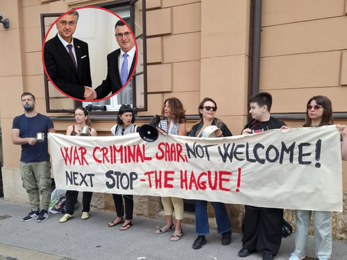 Protesti u Zagrebu zbog dolaska izraelskog ministra, skandirali "Ne u naše ime!"