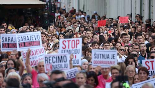 Protestna šetnja u Sarajevu zbog ubistva Nizame Hećimović