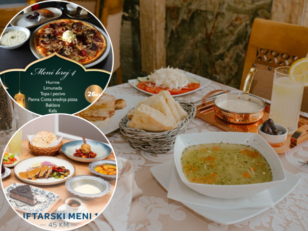 Provjerili smo cijene iftara u restoranima u Sarajevu, Mostaru, Tuzli