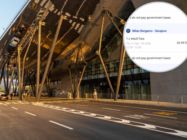 Provjerili smo cijene letova: Iz Sarajeva u Milano za 26,99 eura