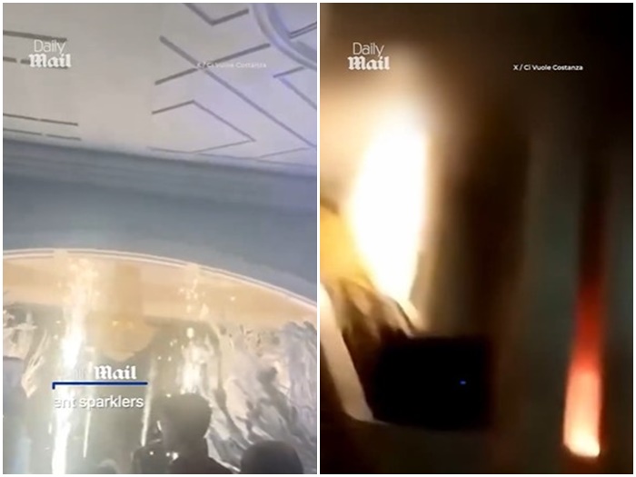 Prskalice na svadbenoj torti zapalile hotel u Italiji