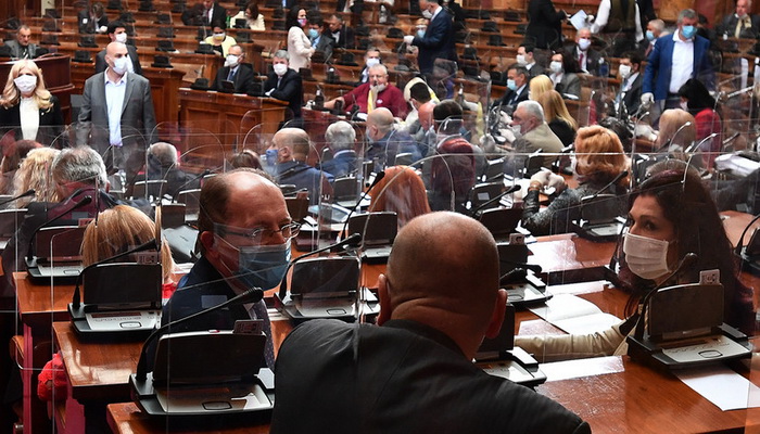 Prva sjednica Skupštine Srbije u vanrednom stanju