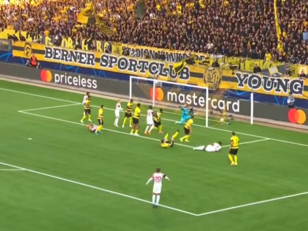 Prvi gol u Ligi prvaka na utakmici Young Boysa i RB Leipziga