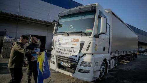 Prvi kamion pomoći Pomozi.ba krenuo za Tursku