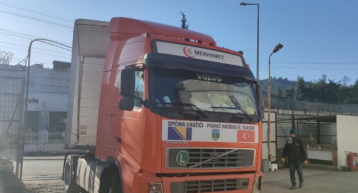 Prvi kamion s humanitarnom pomoći iz BiH stigao u Tursku