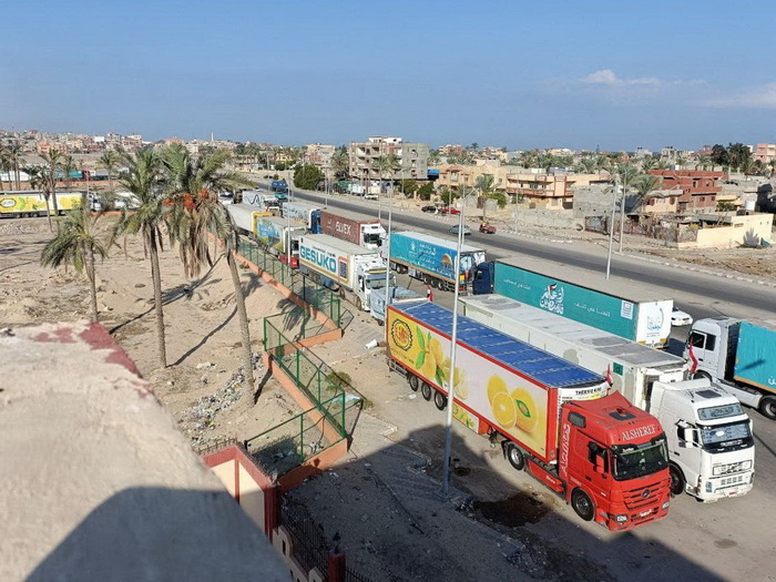 Kamioni pomoći za Gazu prešli granični prelaz Rafah