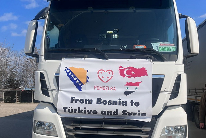 Prvi šleper Pomozi.ba stigao na odredište u Tursku