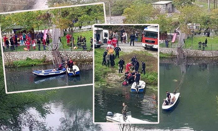 Prvi snimci nesreće iz Srbije: Turisti iz BiH upali u nabujalu rijeku, stradale dvije osobe