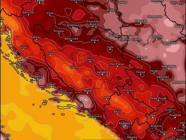 Prvi toplotni talas stiže u BiH sredinom sedmice
