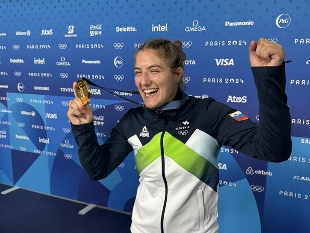 Prvo zlato za Sloveniju na OI u Parizu