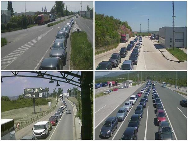 Prvomajski praznici stvorili velike gužve na graničnim prelazima