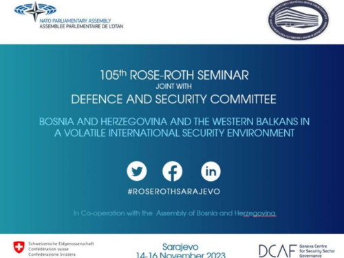 PSBiH domaćin 105. Rose Roth seminara PS NATO-a