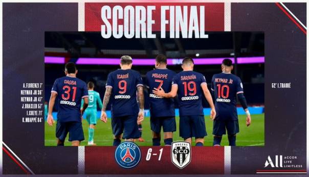 PSG pregazio Angers