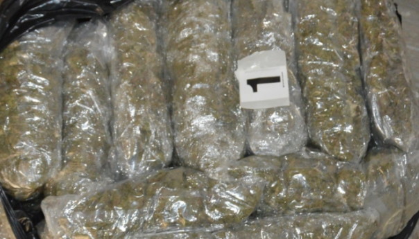 PU Trebinje: U selu Mesari pronađena torba sa 22 kg marihuane