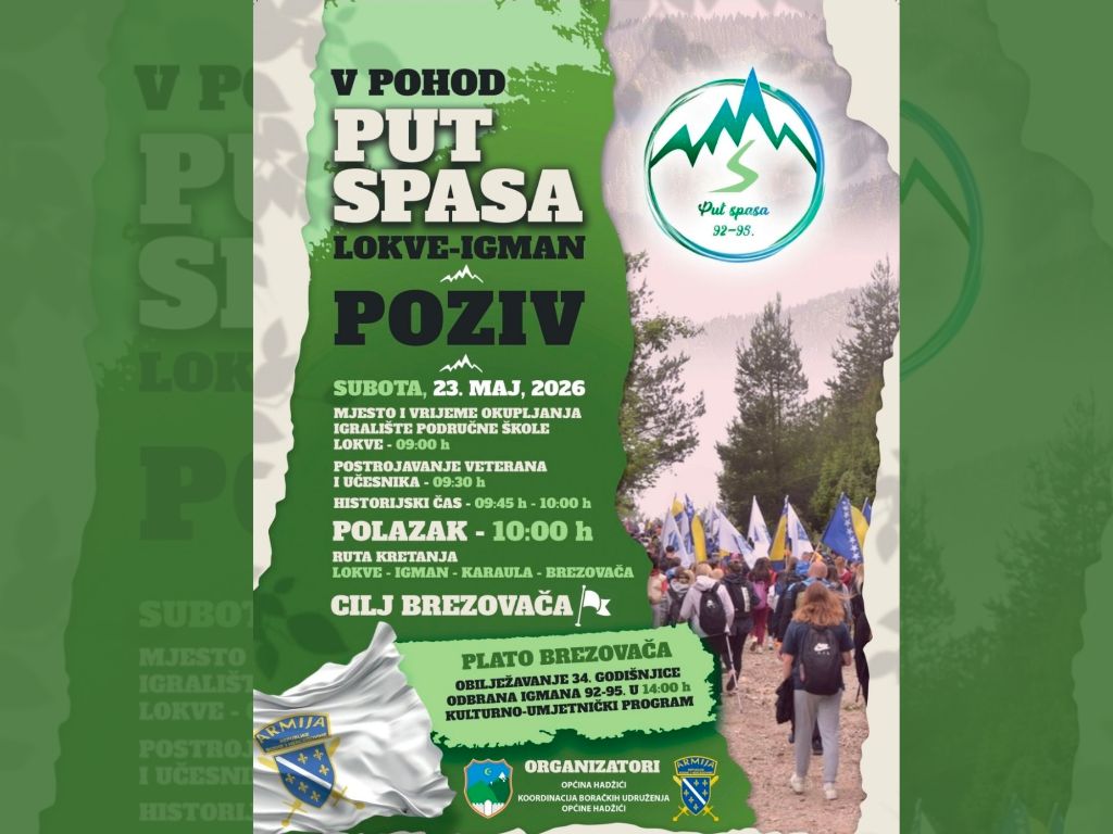 "Put spasa": Sutra obilježavanje 34 godine od herojske odbrane Igmana
