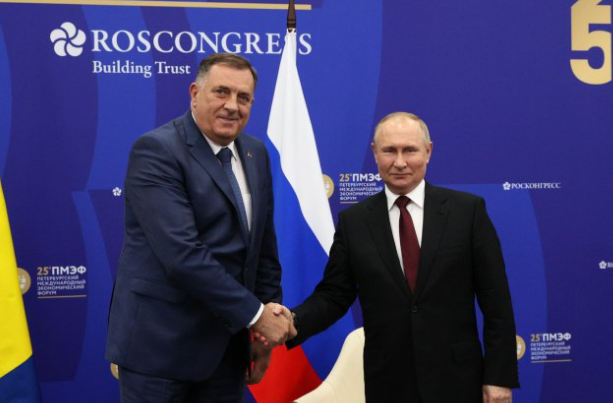 Putin Dodiku: Rusija visoko cijeni poziciju RS