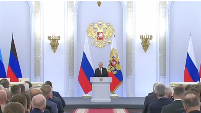 Putin potpisao zakone o pripajanju četiri ukrajinske regije