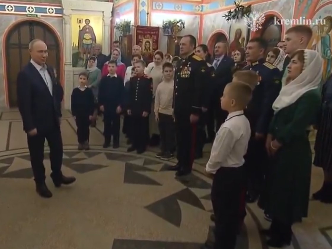 Putin proslavio Božić u tajnoj vojnoj bazi