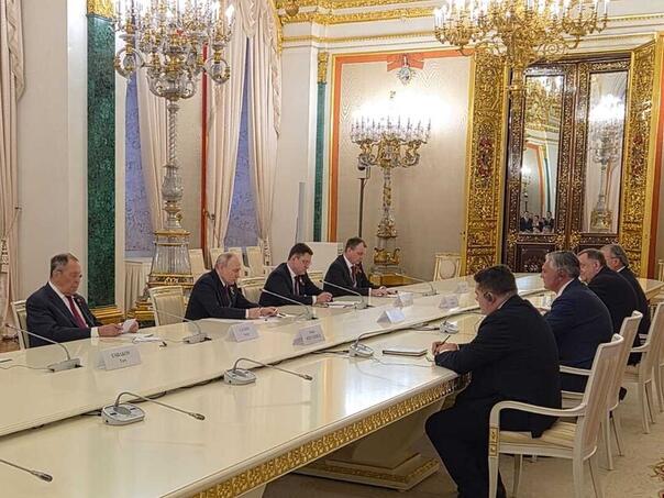 Putin s delegacijom RS: Važno je da ste svi istomišljenici