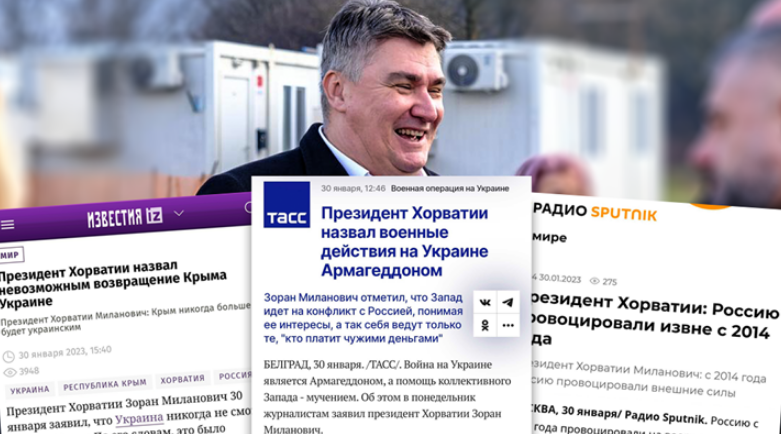 Putinovi mediji slave Zorana Milanovića
