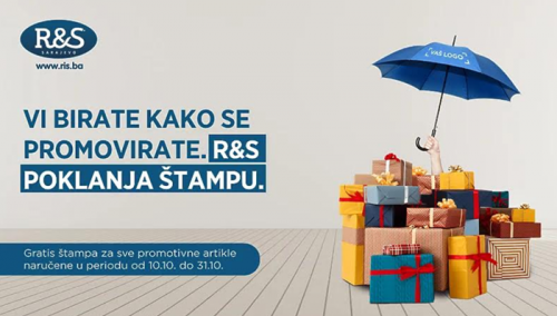 R&S poklanja štampu za promo narudžbe povodom predstavljanja novog kataloga