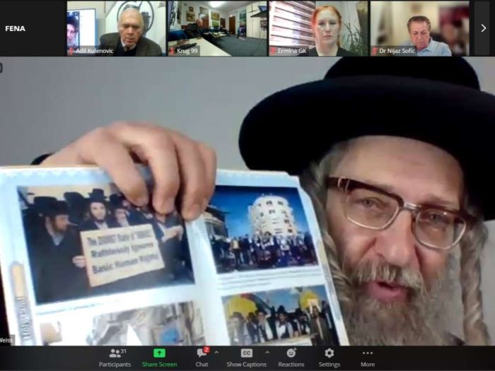 Rabin Weiss: Suživot muslimana, kršćana i Jevreja u svetoj zemlji prekinut kada su došli cionisti