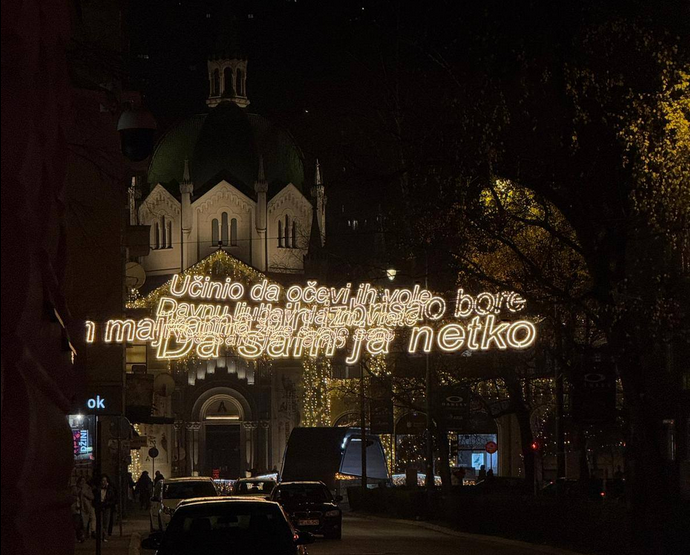 Radićeva ulica ukrašena stihovima legendarnih Indexa