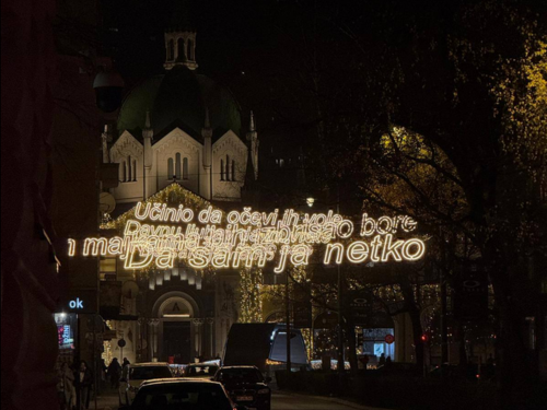 Radićeva ulica ukrašena stihovima legendarnih Indexa