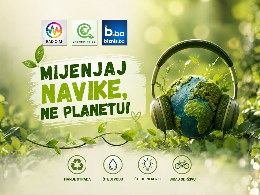 Radio M medijska grupacija pokreće ekološki projekat "Mijenjaj navike, ne planetu!"