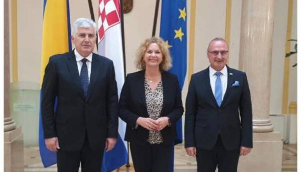 Radman s Čovićem: Izmjenom Izbornog zakona do stabilizacije BiH