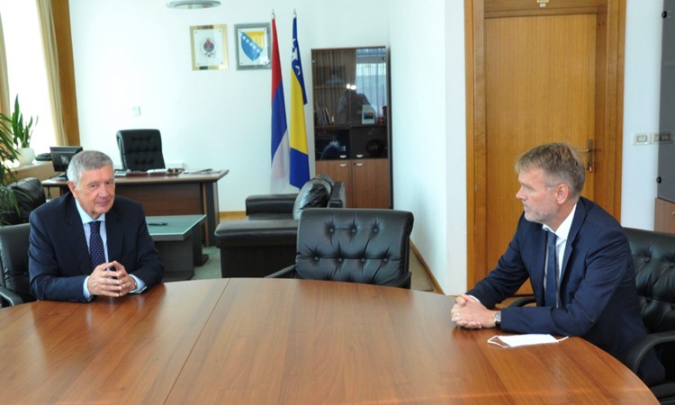 Radmanović primio u nastupnu posjetu ambasadora Norveške u BiH