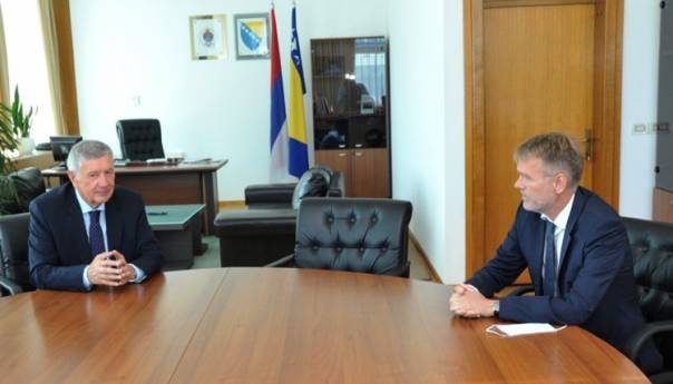 Radmanović primio u nastupnu posjetu ambasadora Norveške u BiH