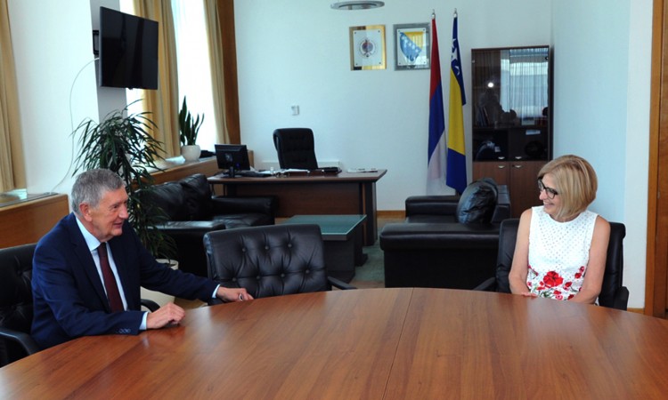 Radmanović razgovarao s ambasadoricom Republike Austrije Hartmann