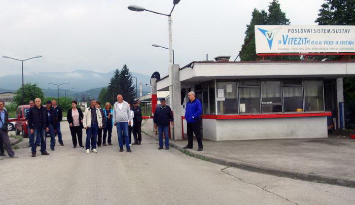 Radnici 'Vitezita' prosvjedovali zbog neuvezanog radnog staža