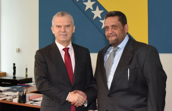 Radončić i Al-Khater razgovarali o saradnji BiH i Katara u oblasti sigurnosti 