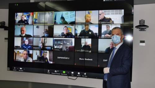 Radončić s policijskim komesarima: BiH je nesporno dobro reagirala