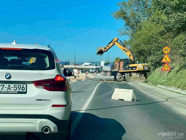 Radovi blokirali saobraćajnu žilu kucavicu u Sarajevu
