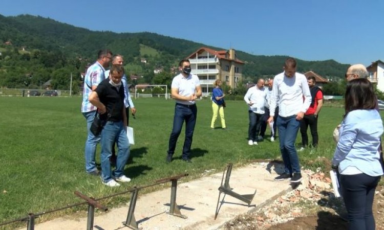 Radovi na stadionu u Svrakama teku brže od planirane dinamike