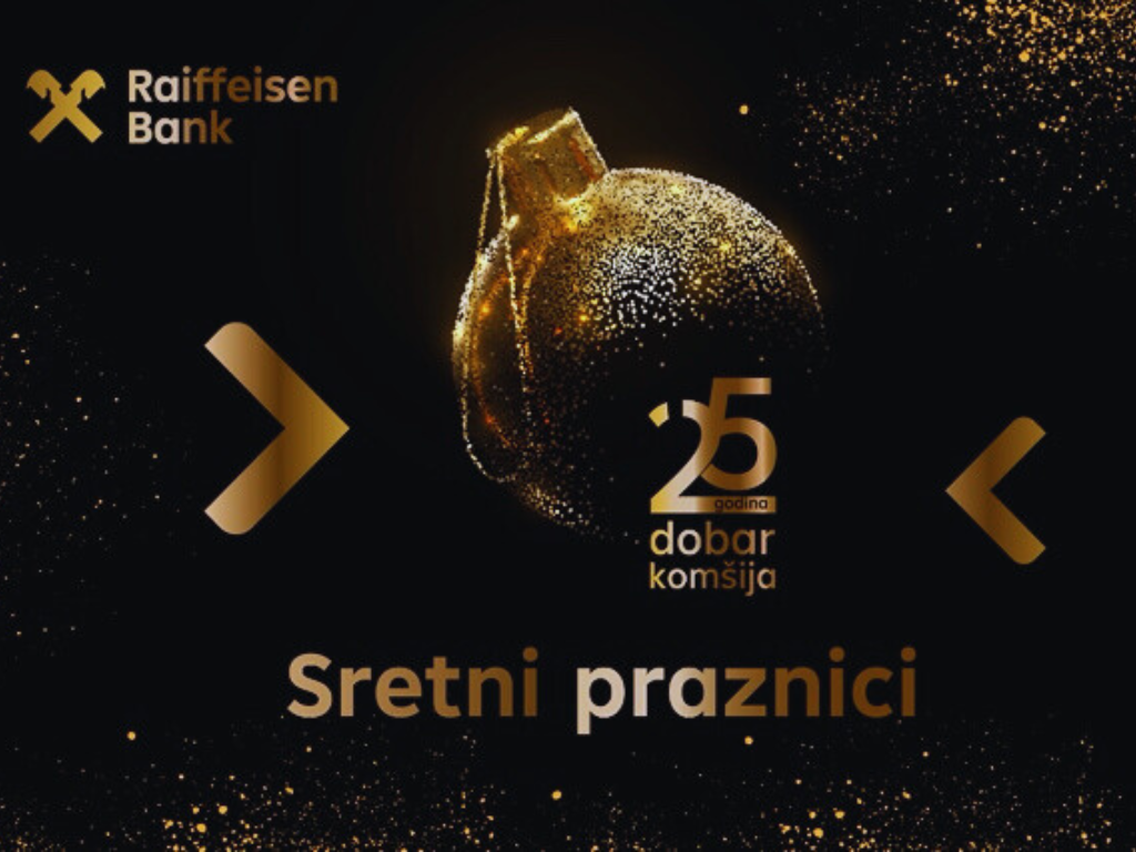 Raiffeisen banka nastavila praksu donacija povodom praznika
