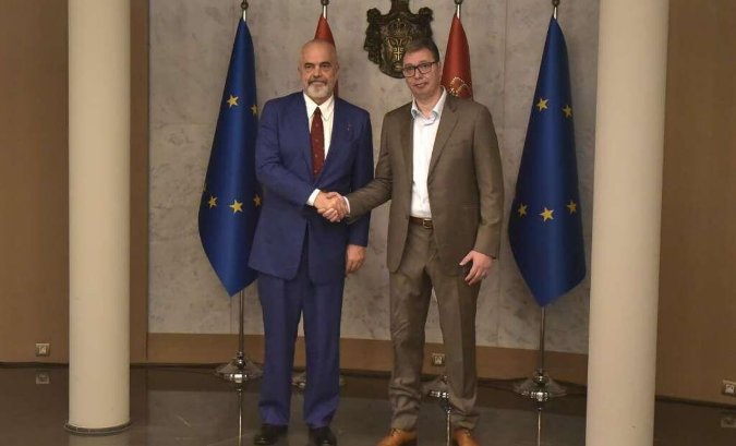 Rama i Vučić: Dvije zemlje će nastaviti da razvijaju prijateljske odnose