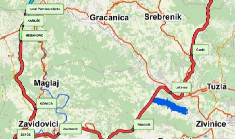 Raspisan tender za posljednju dionicu Koridora 5C dužine 12 kilometara