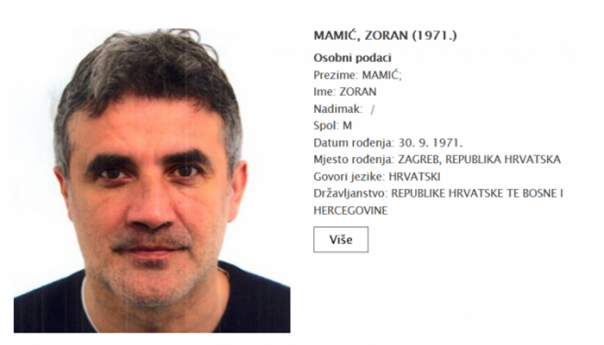Raspisana potjernica za Zoranom Mamićem