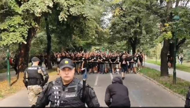 Raspjevane Horde zla u korteu krenule prema Grbavici