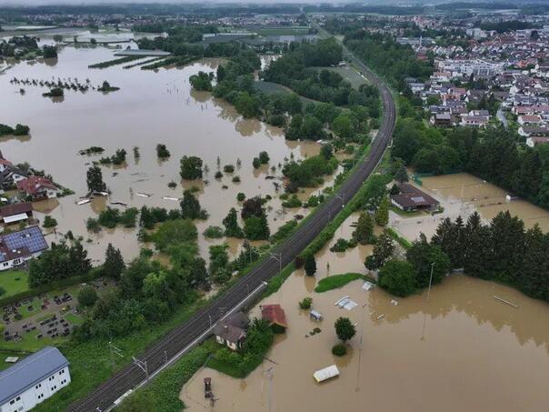 Jako teško stanje na jugu Njemačke nakon katastrofalnih poplava