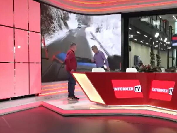 'Rat' meteorologa u srbijanskom programu uživo