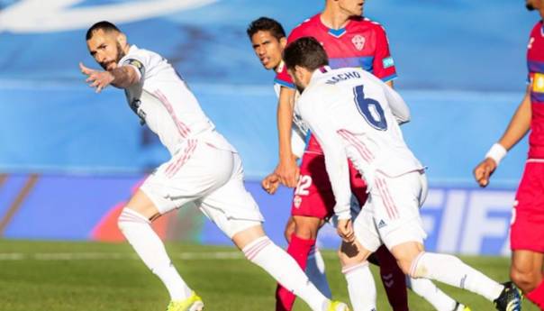 Real teškom mukom do pobjede nad Elcheom u Madridu