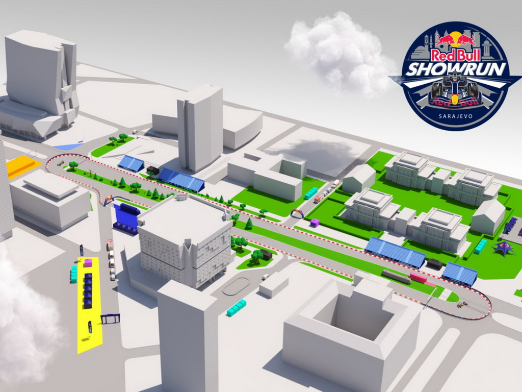 Red Bull Showrun u Sarajevu: Ovako će izgledati staza za bolid Formule 1